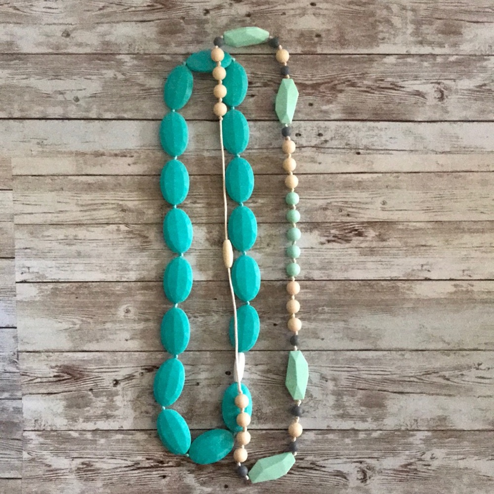 Two NWOT  Stylish Teether Necklaces